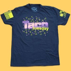 Grunt Style Short Sleeve Black Tee Taco Tuesday Size XL
